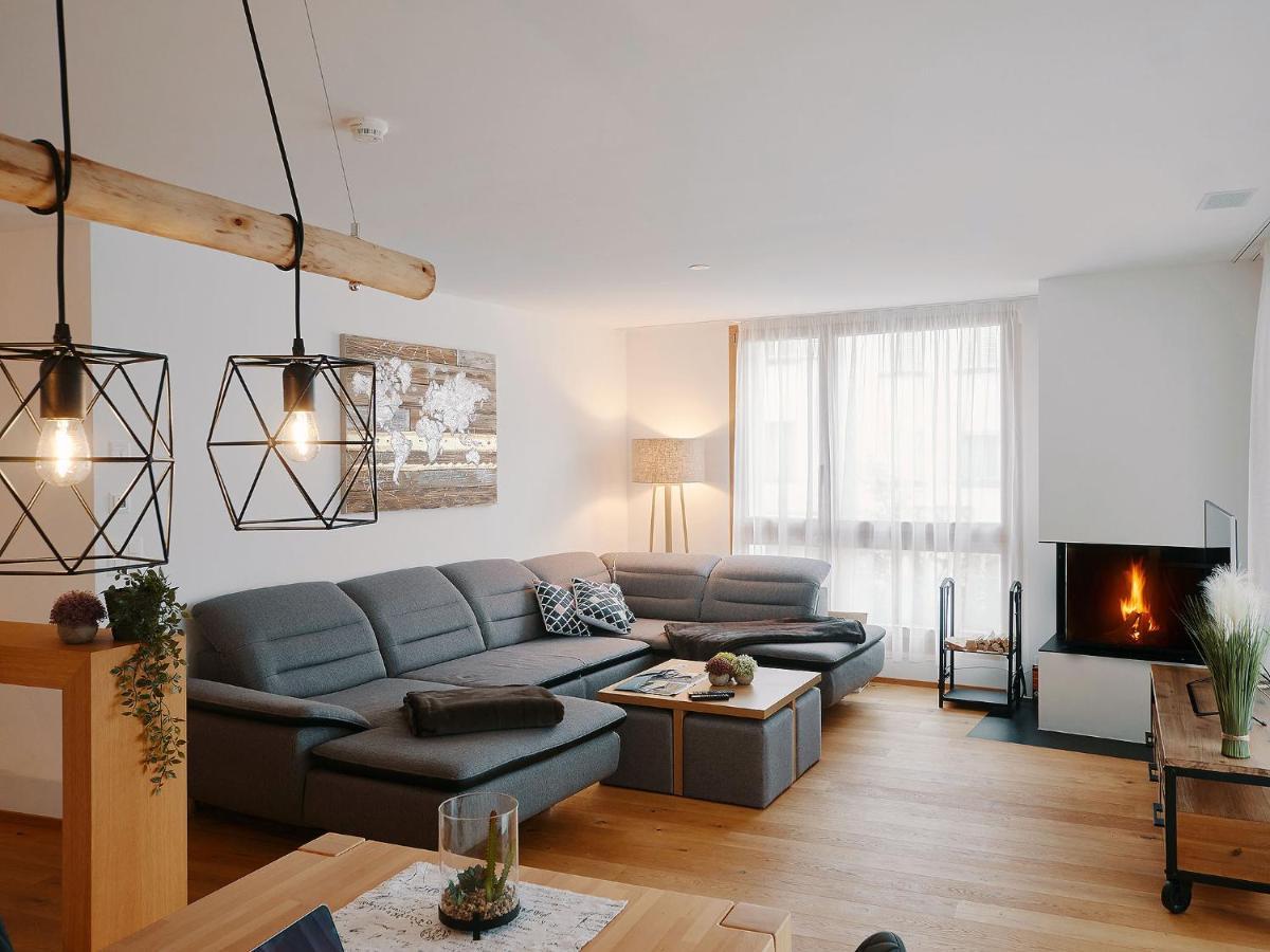 Montanas - Luxuswohnung Mit Kamin - Nahe Caumasee & Talstation Флимс Екстериор снимка